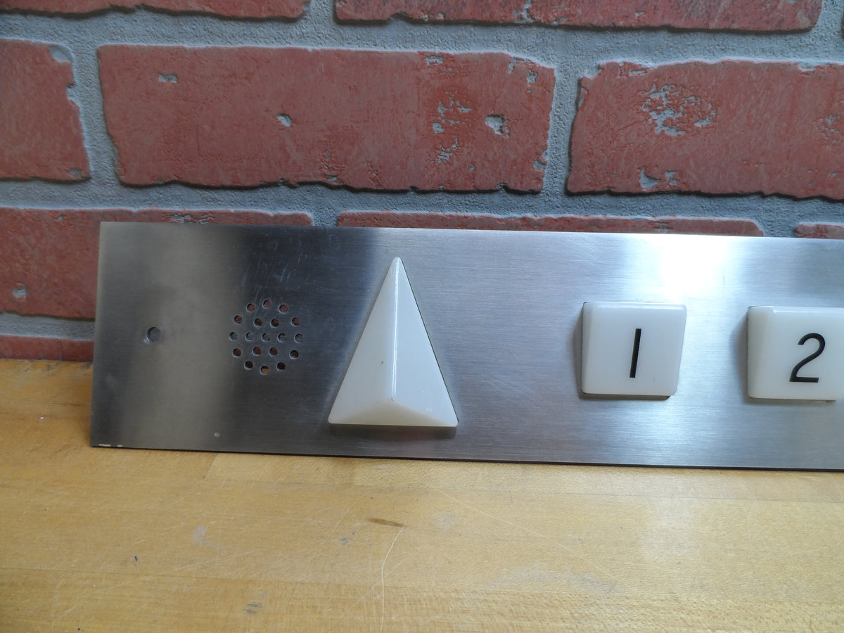 ELEVATOR INDICATOR PANEL FLOORS 1-5 BEVEL NUMBERS UP DOWN Building Har ...