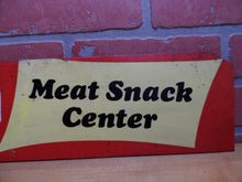 Load image into Gallery viewer, SLIM JIM MEAT SNACK CENTER Original Old Store Display Advertising Rack Sign
