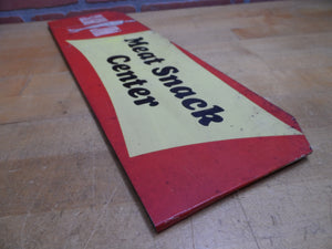 SLIM JIM MEAT SNACK CENTER Original Old Store Display Advertising Rack Sign