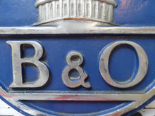 Load image into Gallery viewer, B&amp;O BALTIMORE &amp; OHIO Railroad Original Old RR Train Locomotive RR Sign Plaque
