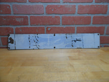 Load image into Gallery viewer, NO SMOKING MINE SAFETY APPLIANCES Co PITTSBURGH PA Original Old Sign Cobalt Blue
