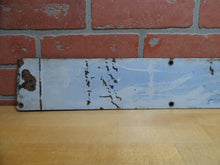 Load image into Gallery viewer, NO SMOKING MINE SAFETY APPLIANCES Co PITTSBURGH PA Original Old Sign Cobalt Blue
