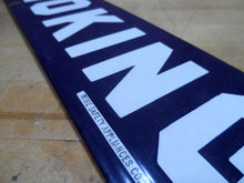 Load image into Gallery viewer, NO SMOKING MINE SAFETY APPLIANCES Co PITTSBURGH PA Original Old Sign Cobalt Blue
