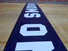 Load image into Gallery viewer, NO SMOKING MINE SAFETY APPLIANCES Co PITTSBURGH PA Original Old Sign Cobalt Blue
