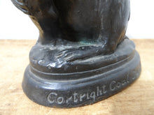 Load image into Gallery viewer, BEAVER COAL Original Old Bronze Clad Advertising Statue Store Display Sign Phila
