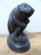 Load image into Gallery viewer, BEAVER COAL Original Old Bronze Clad Advertising Statue Store Display Sign Phila
