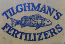Load image into Gallery viewer, TILGHMAN'S FISH FERTILIZERS Maryland Original Old Advertising Thermometer Sign

