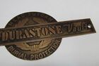 AMERICAN DURASTONE VAULT MEAD SUYDAM Old Brass Nameplate Tag Sign