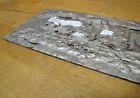 U-KNO CHOCOLATES Antique Reverse Glass Sign Reflective Candy Store Display Ad