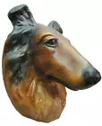Load image into Gallery viewer, COLLIE Old Figural Dog Head Plaque THOROUGHBRED RENFREW STUDIOS BUFFALO NY
