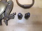 Load image into Gallery viewer, Eagle Door Knocker Federal Americana Antique Bronze Architectural Hardware

