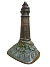 Load image into Gallery viewer, LIGHTHOUSE Old Cast Iron Rocks Waves Figural Doorstop Decorative Art Statue

