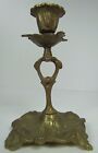 Load image into Gallery viewer, BACKSTIGS FABRIKS A-B KULLTORP 25yr Art Nouveau Advertising Brass Candlestick
