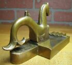 Load image into Gallery viewer, Art Deco Stylized Serpent Sea Monster Beast Ashtray Tray United Brass Works NYC
