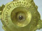 Load image into Gallery viewer, BACKSTIGS FABRIKS A-B KULLTORP 25yr Art Nouveau Advertising Brass Candlestick
