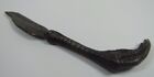 Load image into Gallery viewer, Chicken Claw Bird Foot Feather Old Cast Iron Letter Opener Decorative Desk Art
