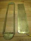 Antique Decorative Arts Yale Push Plate Architectural Hardware Ornate Brass