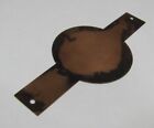 AMERICAN DURASTONE VAULT MEAD SUYDAM Old Brass Nameplate Tag Sign