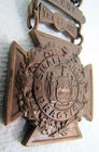 Load image into Gallery viewer, TIFFANY &amp; Co EXPERT MARKSMAN Small Arms Practice Antique Award Medallion
