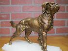 Load image into Gallery viewer, Hunting Pointer Dog Antique Decorative Arts Statue Cold Painted Marble Ornate
