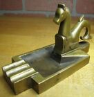 Load image into Gallery viewer, Art Deco Stylized Serpent Sea Monster Beast Ashtray Tray United Brass Works NYC

