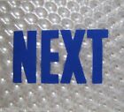 Load image into Gallery viewer, NEXT ATTRACTION Original 1960 70s Movie Theater Holographic Advertising Sign Blue
