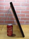 BALLANTINE'S ON TAP Old Reverse Glass Bevel Tin Wood Frame Bar Pub Tavern