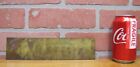Load image into Gallery viewer, FIRE EXIT Original Old Brass Safety Advertising Sign Industrial Shop Building
