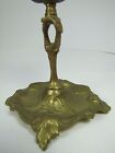 Load image into Gallery viewer, BACKSTIGS FABRIKS A-B KULLTORP 25yr Art Nouveau Advertising Brass Candlestick
