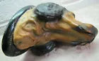 Load image into Gallery viewer, HOUND DOG Old Figural Dogs Head Plaque THOROUGHBREDS RENFREW STUDIOS BUFFALO NY
