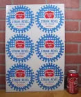 Load image into Gallery viewer, MEADOW GOLD STRAWBERRY REVEL ICE CREAM Old Tin Container Top Sign St LOUIS MO
