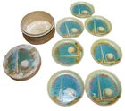 Load image into Gallery viewer, 1939 1940 NYWF Souvenir Coaster Set Trylon Perisphere NEW YORK WORLDS FAIR Japan
