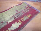 Load image into Gallery viewer, J F HUTSON FOREIGN EXPORT SALES AGENT Old Brass Ad Sign Gas Oil Petroleum Auto
