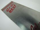 SEALTEST ICE CREAM Old Doorpush Ad Sign GET THE BEST Orig Metal Door Push Dairy