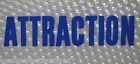 Load image into Gallery viewer, NEXT ATTRACTION Original 1960 70s Movie Theater Holographic Advertising Sign Blue
