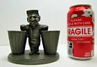 Man with Baskets Old Figural Match Holders Double Matchstick Striker Art