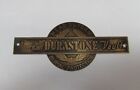 Load image into Gallery viewer, AMERICAN DURASTONE VAULT MEAD SUYDAM Old Brass Nameplate Tag Sign
