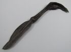 Load image into Gallery viewer, Chicken Claw Bird Foot Feather Old Cast Iron Letter Opener Decorative Desk Art
