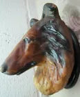Load image into Gallery viewer, COLLIE Old Figural Dog Head Plaque THOROUGHBRED RENFREW STUDIOS BUFFALO NY
