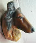 COLLIE Old Figural Dog Head Plaque THOROUGHBRED RENFREW STUDIOS BUFFALO NY