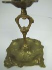 Load image into Gallery viewer, BACKSTIGS FABRIKS A-B KULLTORP 25yr Art Nouveau Advertising Brass Candlestick
