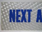 Load image into Gallery viewer, NEXT ATTRACTION Original 1960 70s Movie Theater Holographic Advertising Sign Blue
