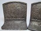 Load image into Gallery viewer, Holland Dutch Windmill Sailboats Town Scene Antique Tin over Cast Iron Bookends
