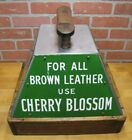 Load image into Gallery viewer, CHERRY BLOSSOM BOOT POLISH Old Advertising Shoe Shine Stand Store Display Sign
