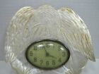Load image into Gallery viewer, EAGLE Mother of Pearl MOP Antique 19c Folk Art Figural Clock New Haven USA
