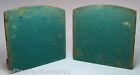 Holland Dutch Windmill Sailboats Town Scene Antique Tin over Cast Iron Bookends