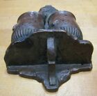 Load image into Gallery viewer, Rat Flies Grotesque Antique Decorative Arts Matchstick Holder Mouse Bugs Match
