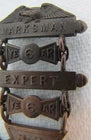 Load image into Gallery viewer, TIFFANY &amp; Co EXPERT MARKSMAN Small Arms Practice Antique Award Medallion
