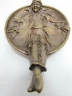 Load image into Gallery viewer, CLOWN Tray Old UNITED BRASS WORKS NY Card Tip Cigar Ashtray Circus Carnival
