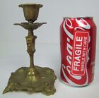 Load image into Gallery viewer, BACKSTIGS FABRIKS A-B KULLTORP 25yr Art Nouveau Advertising Brass Candlestick
